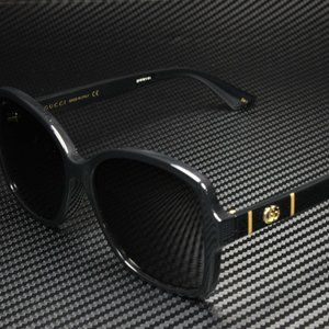 Gucci Black 57mm Sunglasses